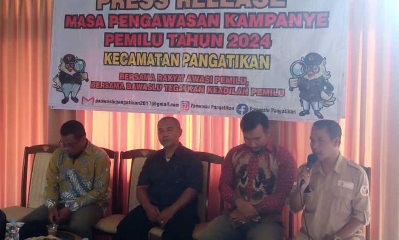 Press Release Masa Pengawasan Kampanye Pemilu Tahun 2024 Di Panwaslu