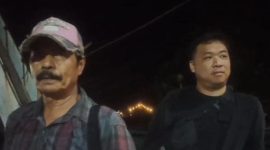Foto Oknum Pelaksana proyek yang Arogan